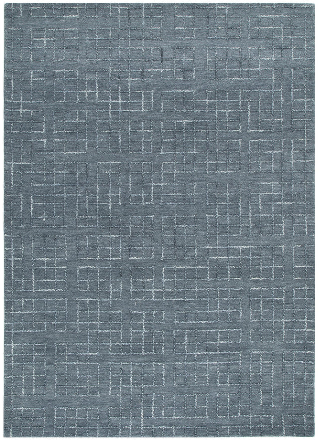 Marasco Steel Blue Knitted Wool Rug
