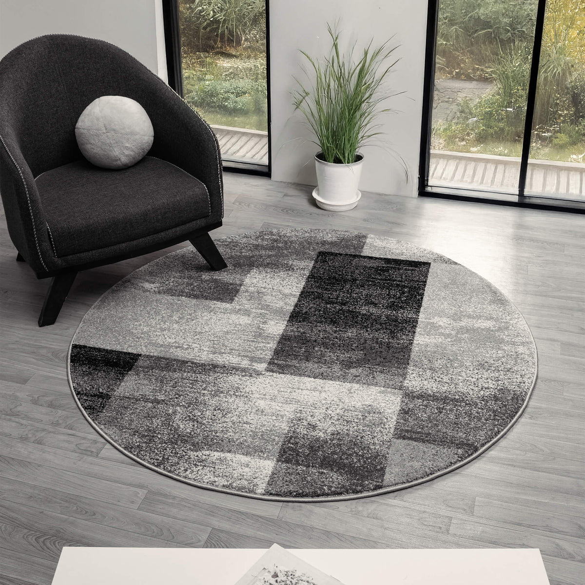 Stonewell 766 Grey Round