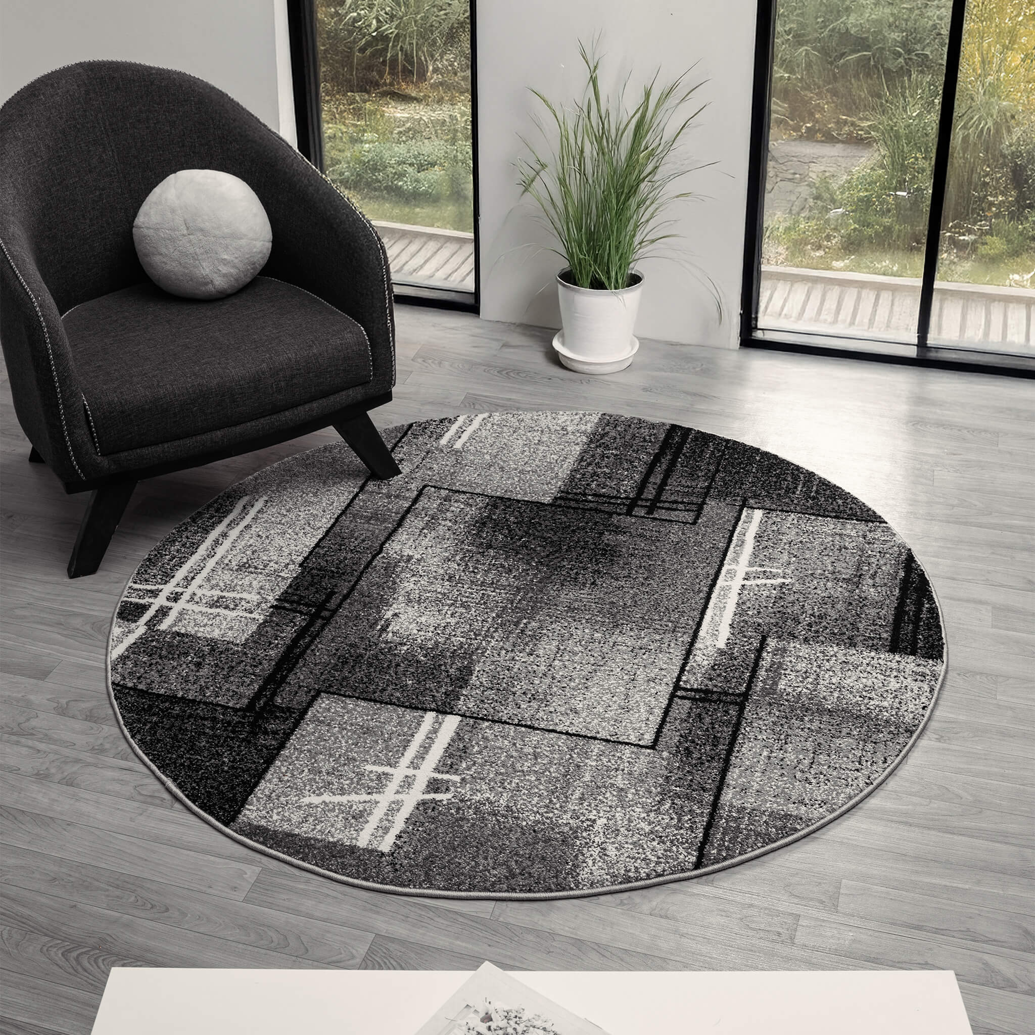Slate 768 Grey Round