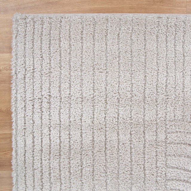 Gentle Dior Beige Shag Rug