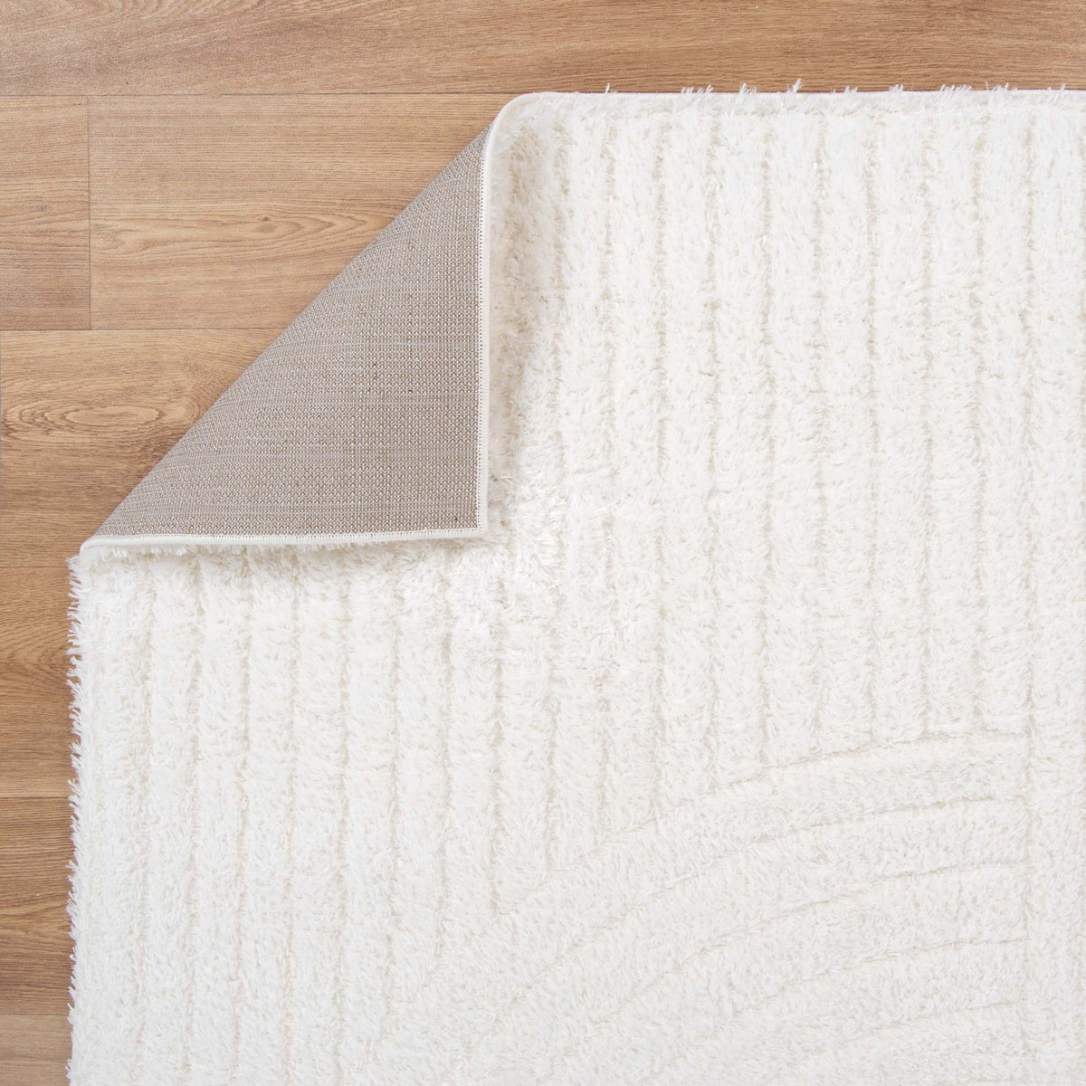 Gentle Dior Cream Shag Rug