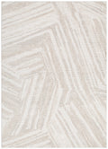 Toscana Geo Lines Beige Cream Rug - TOS1