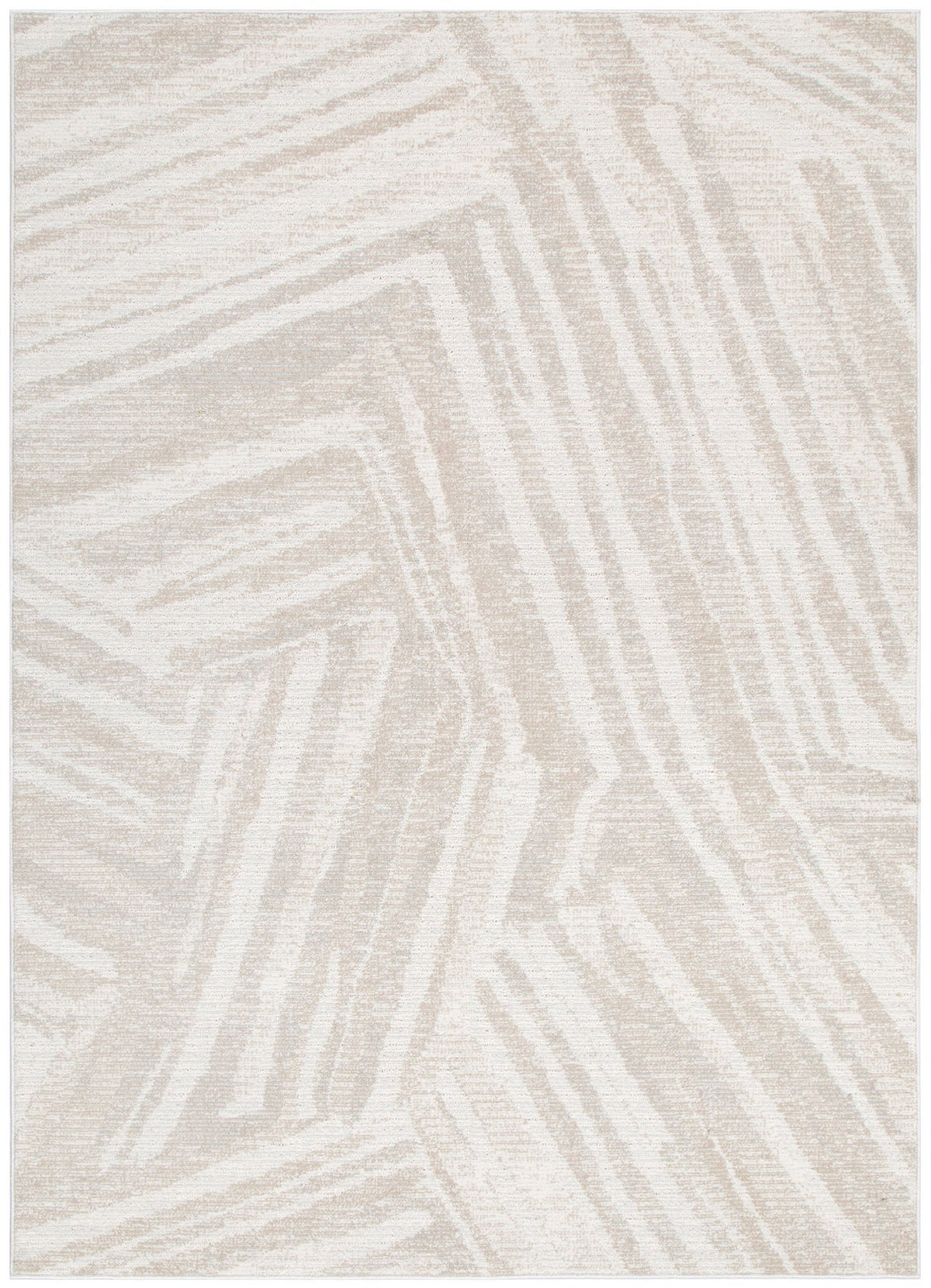 Umbria Geo Lines Beige Cream Rug - TOS1