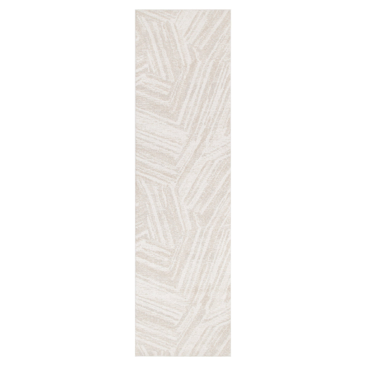 Umbria Geo Lines Beige Cream Rug - TOS1