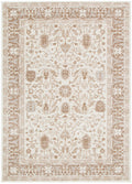 Sierra Oriental Border Beige Rug