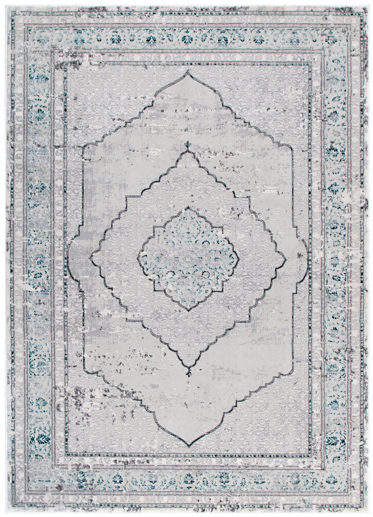 V001: Legacy Oriental Grey Blue Rug