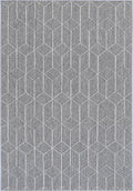 Vanuatu Sikua Grey Geometric Flatweave Rug