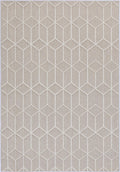 Vanuatu Maemae Beige Geometric Flatweave Rug