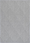 Vanuatu Menapi Ash Geometric Flatweave Rug