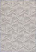 Vanuatu Onika Beige Geometric Flatweave Rug