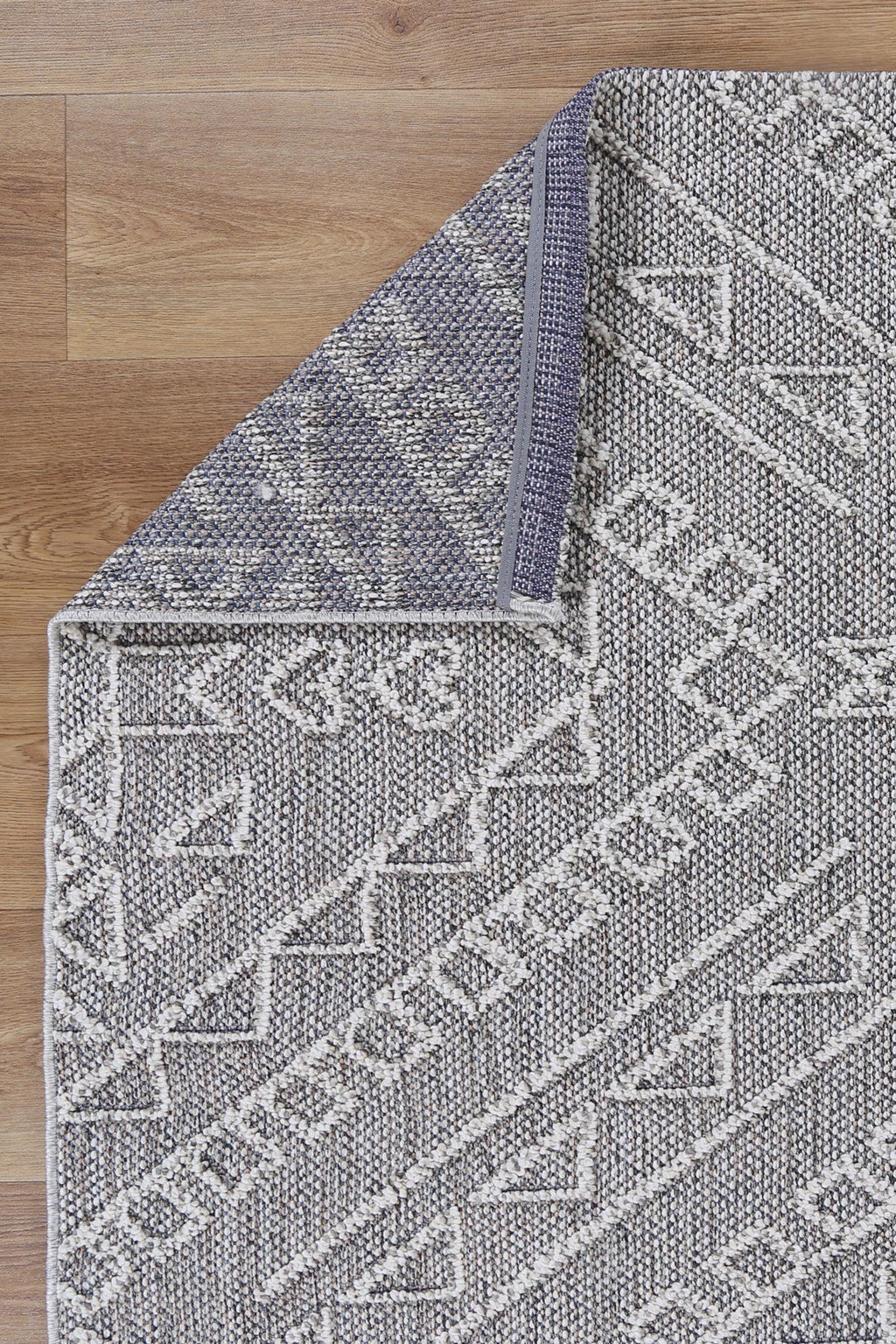 Vanuatu Kaua Ash Tribal Flatweave Rug