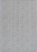 Vanuatu Walasi Ash Geometric Flatweave Rug