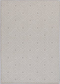 Vanuatu Wickham Beige Geometric Flatweave Rug