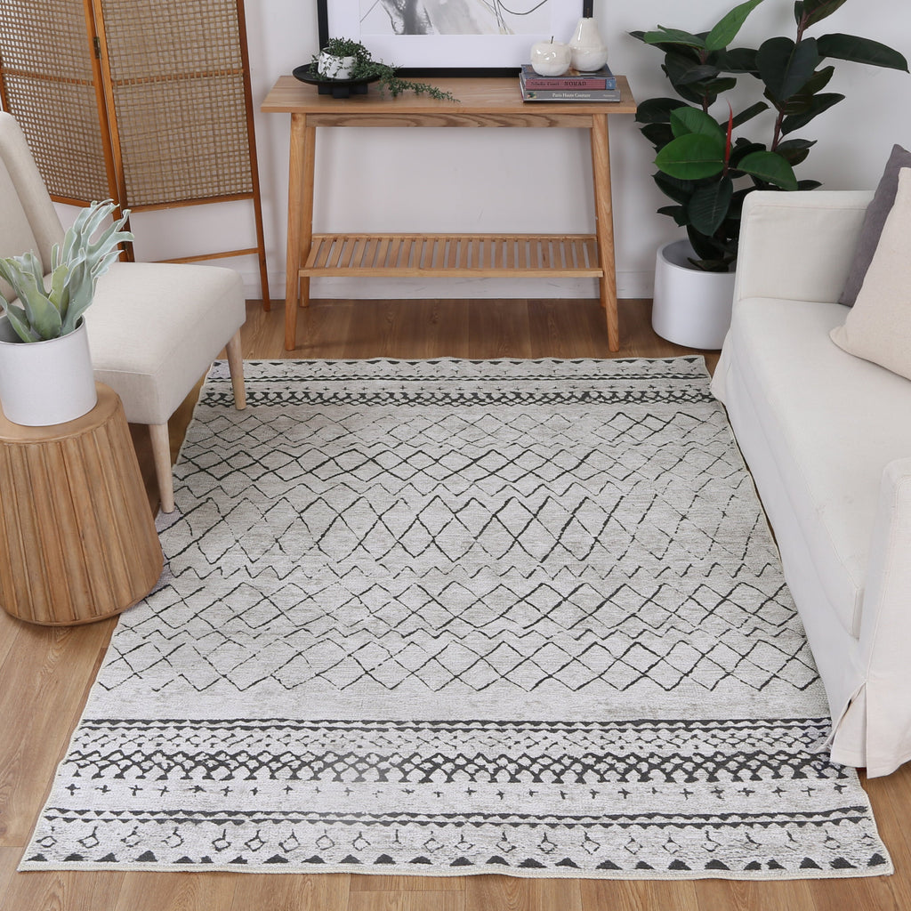 Alma Scandi Silver Rug - VITAL 2859-00