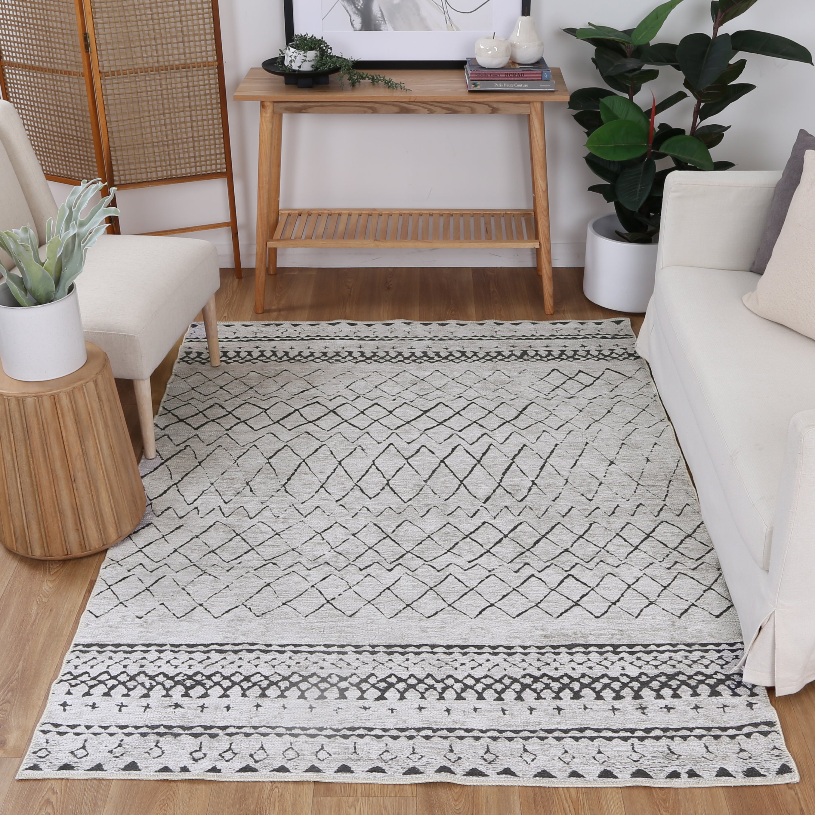 Alma Scandi Silver Rug - VITAL 2859-00