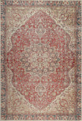Treasure Matisse Red Washable Rug - VITAL 2869-00
