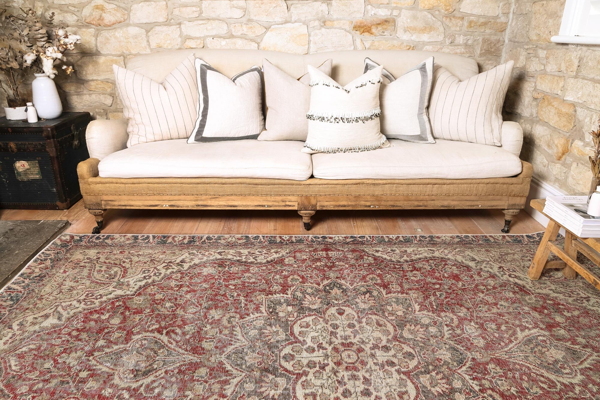 Treasure Matisse Red Washable Rug - VITAL 2869-00