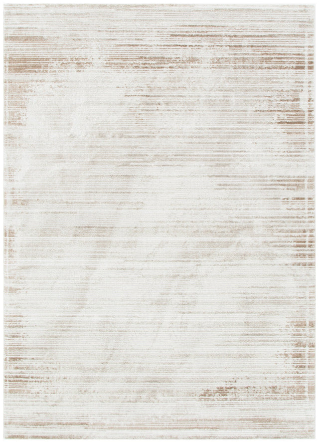 Wellesley Distressed Lines Brown Rug - W011