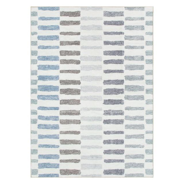 Washpro Modern Stripes Machine Washable Rug - WASH003