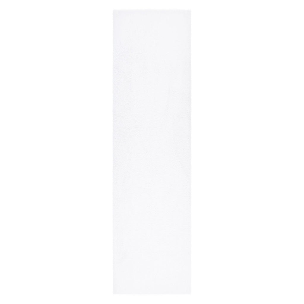 Lyla Machine Washable Shaggy White Runner