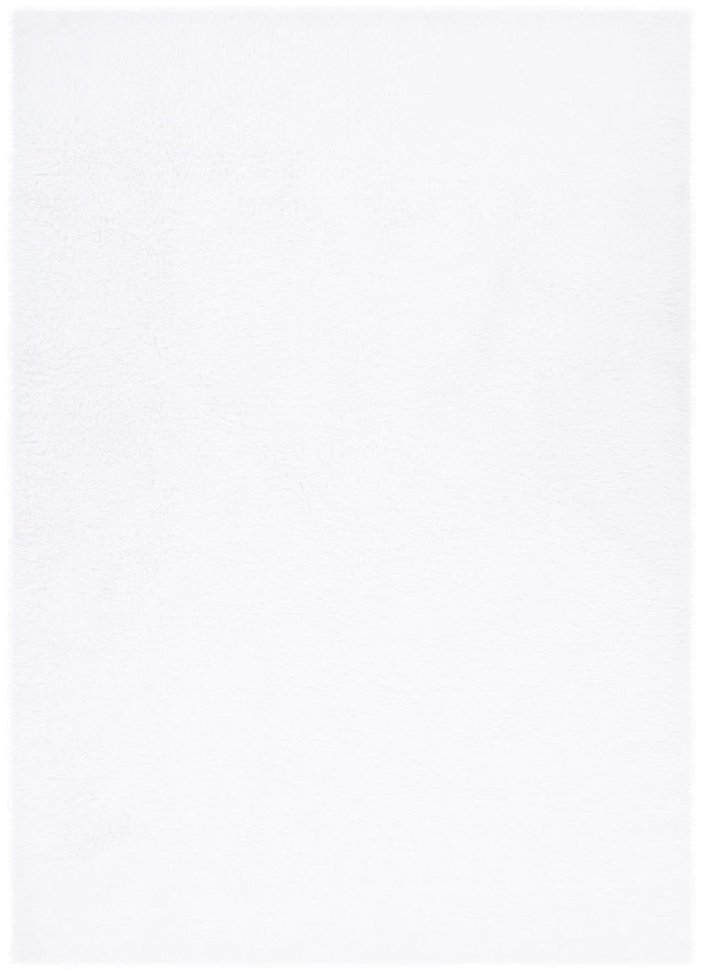 Lyla Machine Washable Shaggy White Rug