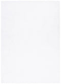 Lyla Machine Washable Shaggy White Rug