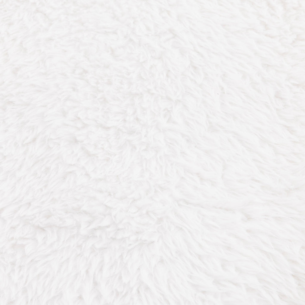 Lyla Machine Washable Shaggy White Runner